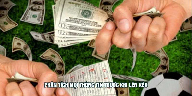 Phân tích mọi thông tin trước khi lên kèo